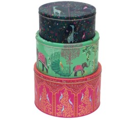 SM9146N Cake tins - Birds-giraffe - elephant